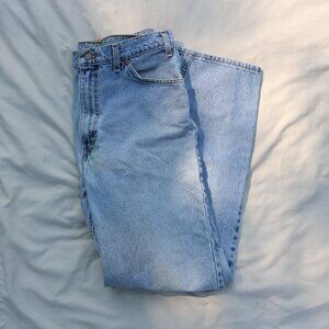 MENS LIGHT WASH 550 ORANGE TAG LEVIS W36 L34